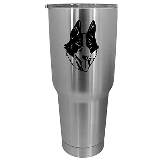 East Siberian Laika Dog Themed Etched 30oz Stainless Steel Tumbler