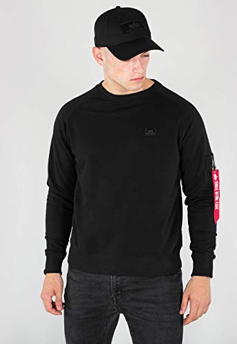 Preisvergleich Produktbild ALPHA INDUSTRIES Herren X-Fit Sweat Sweatshirt, Negro, M Regular