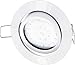 Produktbild Ultraflacher LED Spot Einbaustrahler Edelstahl 230V weiß schwenkbar - 4W 350lm 120° - tagesweiß (4000 K)