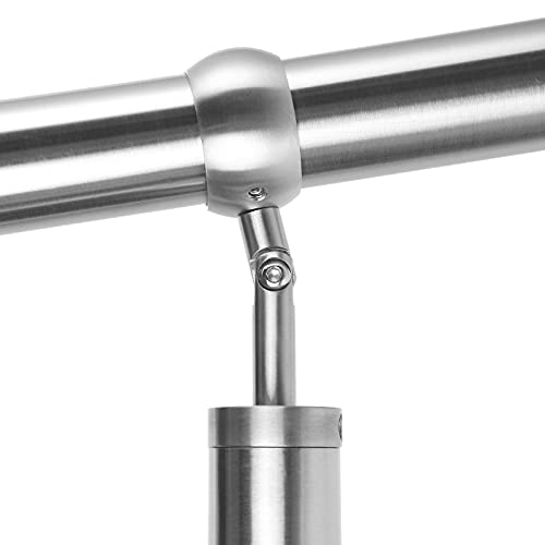 Froadp 80x90cm Acciaio Inox Corrimano, Ringhiera