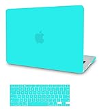 KECC Compatible with MacBook Pro 13 inch Case 2019-2016 with Touch Bar A2159 A1989 A1706 A1708 Protective Plastic Hard Shell + Keyboard Cover (Matte Tiffany Blue)