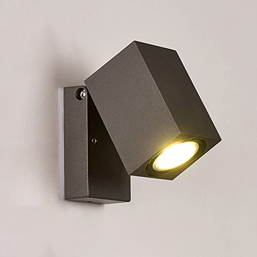 Projecteurs muraux extérieurs pivotants étanches IP65 avec applique LED réglable