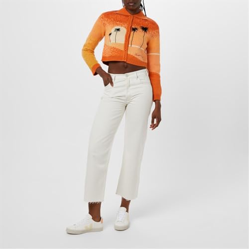 Image of Veja Women Campo Sneakers White - Sun - Peach 7 US