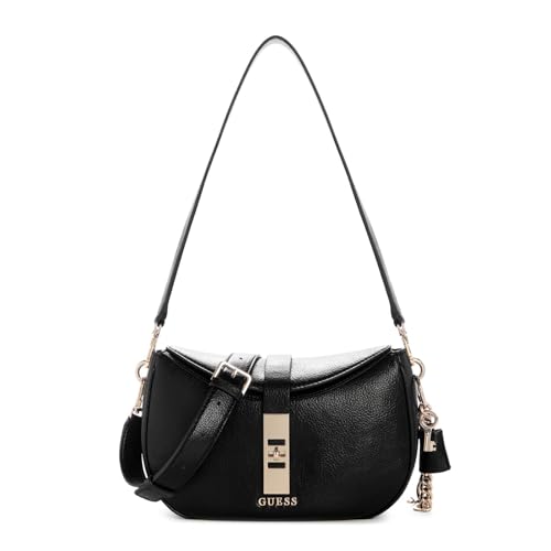 GUESS Brooke Sac à bandoulière, noir, One Size, Brooke Sac à bandoulière