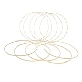 Utilisation polyvalente : pour la confection de couronnes, d’attrape-rêves et d’objets en macramé, ces cercles répondent à divers besoins créatifs et sont indispensables aux passionnés de loisirs créatifs