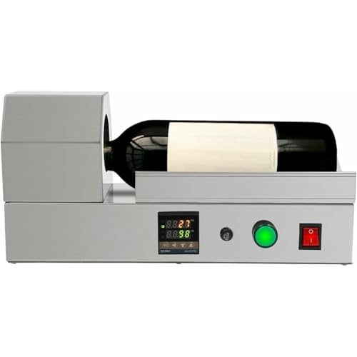 Máquina eléctrica del encogedor de la cápsula del vino, sellador de calor digital del PVC para el envoltorio de la botella, tapa de la mesa compacta con la temperatura ajustable, calefacción rápida de