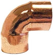 Libra Supply 1 inch(Nominal Size) 90 Degree Copper Elbow, C x C, (Pack of 10 pcs, click in for more size options), 1'', 1-inch Copper Pressure Pipe Fitting Plumbing Supply