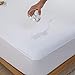 Cooling Twin XL Mattress Protector Waterproof Ultra Soft Matressprotector for College Dorm Room Extra Long Twin Bed Noiseless Smooth Jersey Top Fitted Cover with Stretchy Pocket