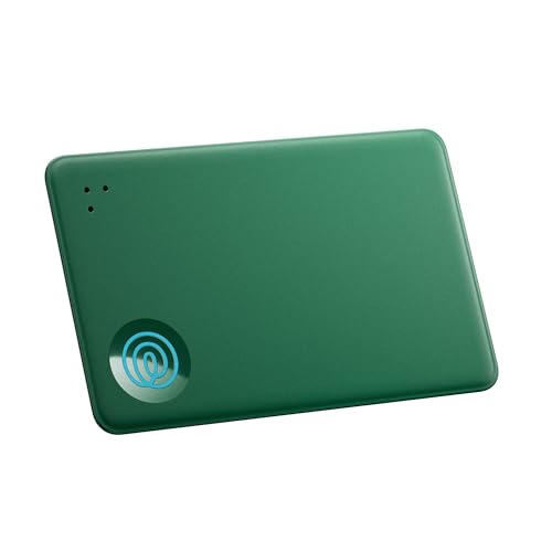 Image of Life360 Tile Slim - Wallet Finder, Bluetooth Tracker and Item Locator for Luggage Tags, Passports and More. Both iOS and Android Compatible. Phone Finder. 1-Pack (Green Surf)