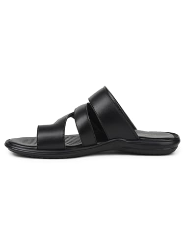 Image of Liberty Healers AOL-12 Casual Toe Ring Slipper For Men With PU Sole | Durable and Lightweight | Trendy Design | Comfortable and Soft Insole | Stylish Footwear and Cushioned Footbed