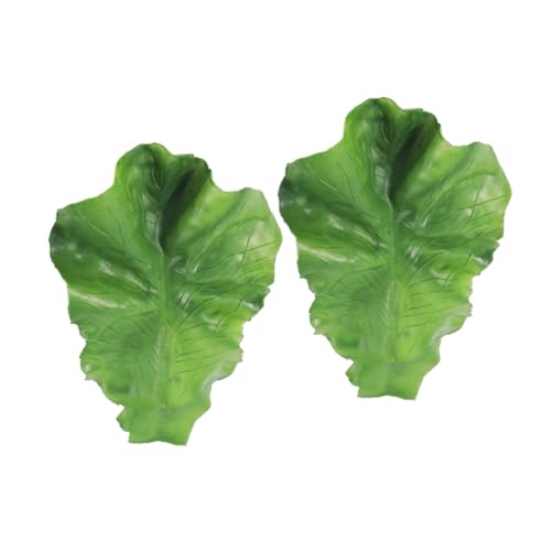 Pinces à cheveux de laitue FRCOLOR : 2 barrettes vertes originales pour coiffure de femme