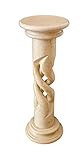 als Dekosäule Yuchengstone Edle Design Säule aus Marmor, gedreht, Klassische Optik, Unikat, Maße der Marmorsäule Ø/H: 30/88cm, ca. 80kg