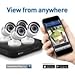Swann SWDVK-8HD5MP4-US 8 Channel 5MP Security System Kit with 2TB DVR Digital Video Recorder & 4 x 5MP Surveillance Bullet Cameras