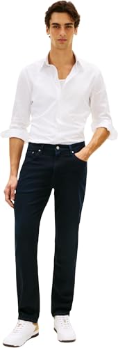 Tommy Hilfiger Herren Jeans Hose Denton Night Blue Straight Fit, Blau (Night Blue), 36W/34L – Ansicht 4