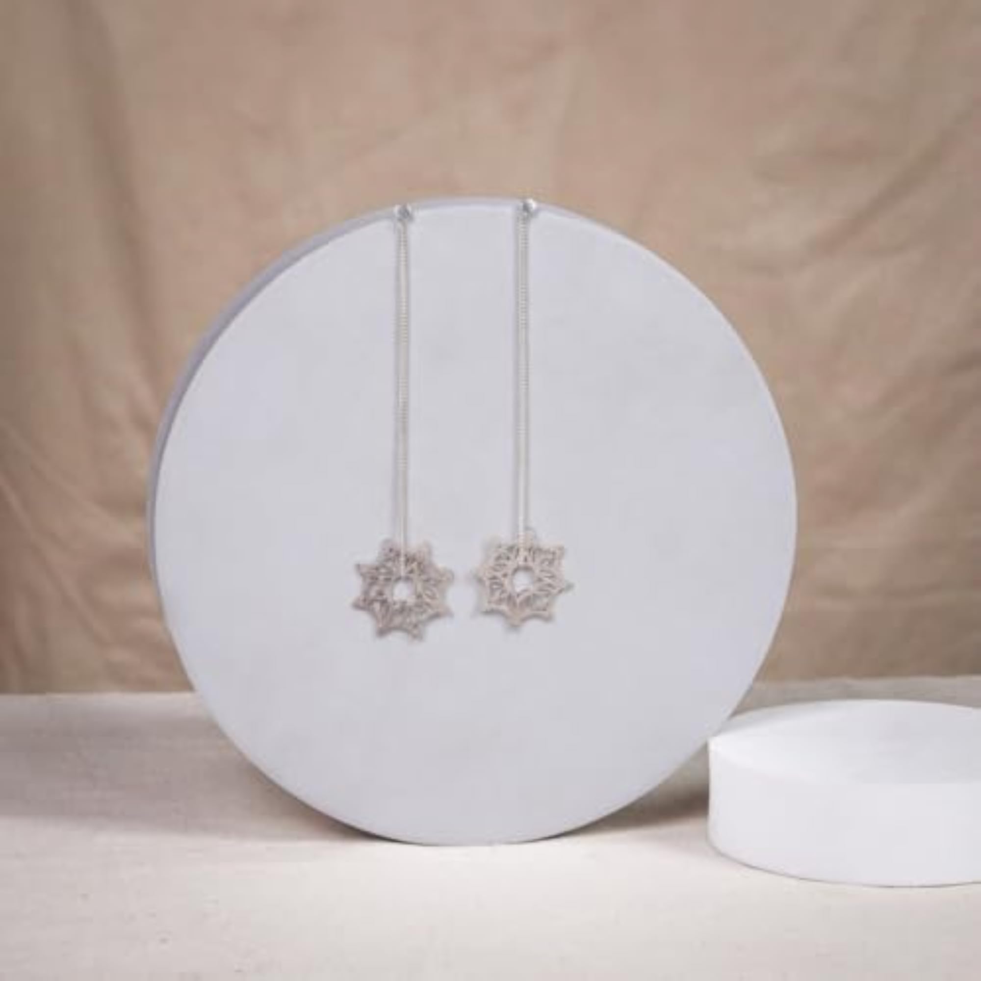 Women's House of Silver Filigree Dangler Earrings, Gift Idea