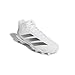 Adidas Men's Adizero Impact.2 Molded American Football, White/Silver Metallic/White, 11