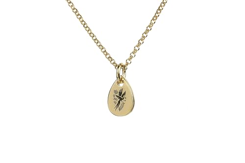 Pendentif oiseau personnalisé en forme de poire pour le quotidien