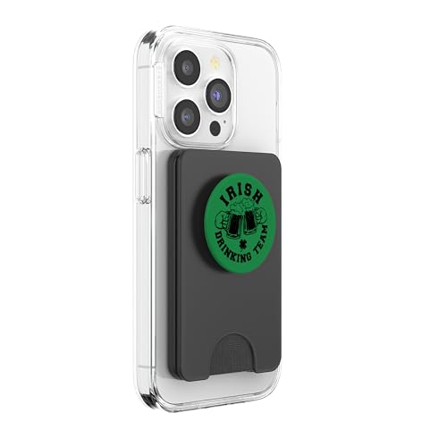 PopSockets PopWallet para MagSafe de diseño irlandés con tarjetero magnético extraíble 4
