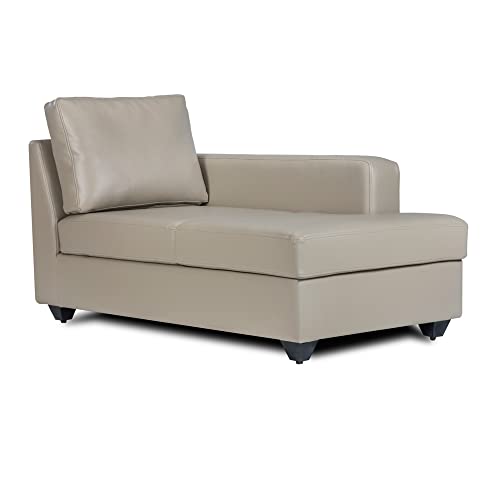 Image of Wakefit Sofa Set | 3 Year Warranty | Sofa 3 Seater, 3 Seater Sofa for Living Room, Wooden Sofa Set, 4 Seater + Right Aligned, Sofa for Living Room - Napper(Jindal : Cappuccino)