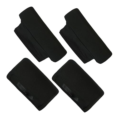 IWOWHERO 2 Pairs Mobility Aid Hand Pad Walking Stick Handle Padding Crutch Mats for Elders Padding for Crutches Armpits Hand Cushions Crutches Crutch Accessories Crutch Pad Black Sponge