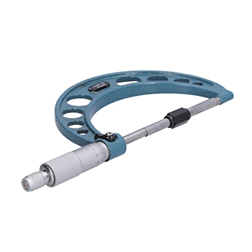 Outside Micrometer Stainless Steel High Accuracy Thickness Measuring Tool with Wrench 0.01mm (75-100mm)