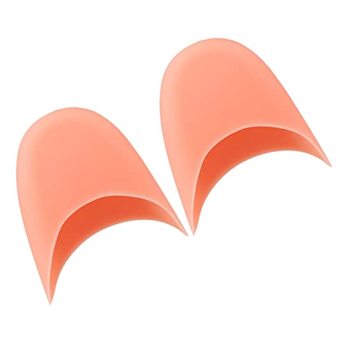 Ipetboom 1pair Comfortable Silicone Toe Soft Ballet Dance Toe Pads for Injury Prevention Reusable and Washable for All Shoe Types Breathable Cushioning and Decompression