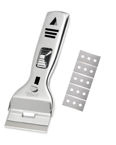 Oven & Hob Cleaning Tool Non-Scratch +5 Spares- Multi-purpose Cleaner - Removes Burnt-on Food, Grease & Grime, Paint stains, Stickers Etc.