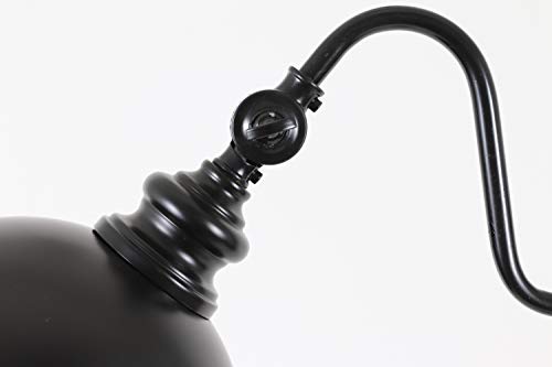 Decor Therapy Chloe Steel Pharmacy Floor Lamp, Matte Black #TOP5