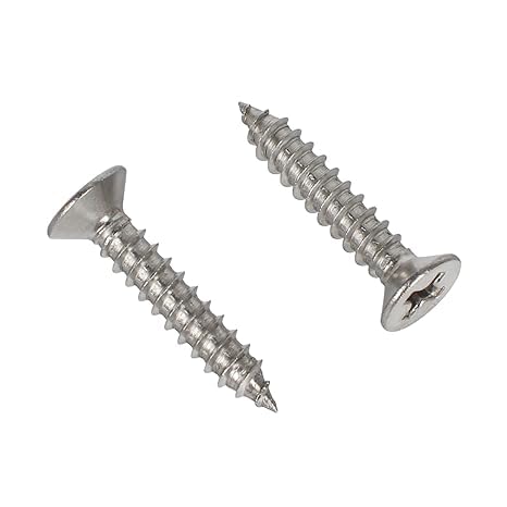 Stainless Steel 304 Phillips Star Head Screws for Fixing Wood, Plywood, Paster Boards Solid Stainless (Pack of 100) (1 Inch) - Image 2 thumbnail
