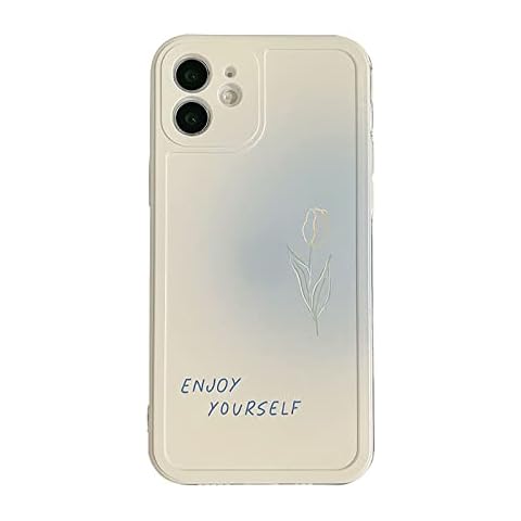 HeavenBird iPhone 14 Pro Silicone Phone case [Anti-Fall], [Camera Protection] [Beautiful] for iPhone 14 Pro 6.1 inch 2022 (Flower) Cover