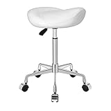 Kaleurrier Ergonomic Rolling Swivel Saddle...