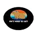 Retro Rodent Funny Capybara Dont Be Worry Be Capy PopSockets Adhesive PopGrip
