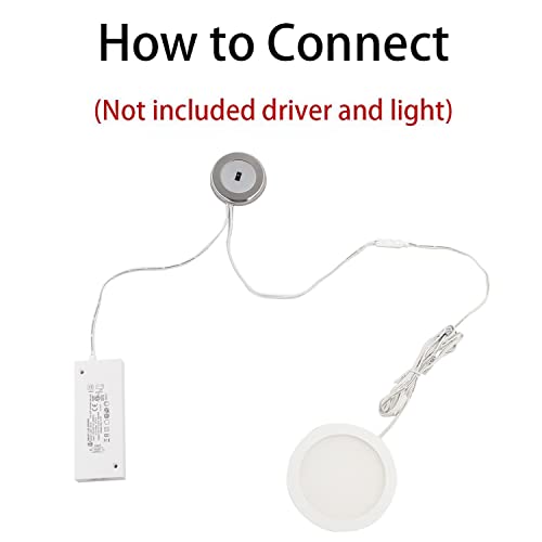 Image of VST Motion Sensor Light Switch IR Handwave Sensor Switch Door Switch for Closet Light LED Strip Light and Under Cabinet lightingt with 12V JST Male and Female Connector 3 Pack(DC12 /24V 3A) | Motion Sensor Light Switch for Closet Light LED Strip Light ON /OFF. No dimmer, with 12V JST Male and Female Connector