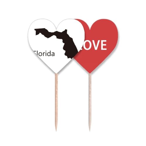 Cure-dents drapeau USA Florida pour éviter les buffets ternes et stabiliser les apéritifs