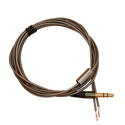CHICHIYANG 3.5mm 3-Pole Jack Audio Cable Cord Hi-Fi Sound Earphone Cable forHeadphone Earphone Repairs Gaming Headsets