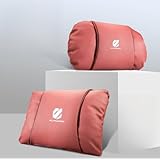 ALPHARD専用設計 ヘッドレストクッション メモリー綿使用 40系/30系/20系全シリーズ対応 ネックサポート 運転疲労軽減 (赤)