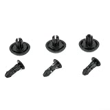 Lot de 10 clips de rechange pour capot de moteur Lexus LS460 LS460L RX350 RX450H GS350 - En nylon - Convient aux trous de 7 mm
