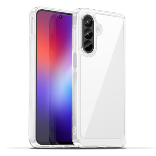 Image of Case for Samsung Galaxy A27 5G, Military Grade Drop Protection Phone Case, Yellowing Resistant, Anti-Scratch Hard PC Back, Shockproof Hard Ultra-Thin Protective Cover, Clear