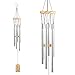 Windspiele für Draußen,6 Aluminiumle Legierung Röhren Windspiele für Garten Balkon Terrasse Hinterhof Home Decor (Silber) Windspiele günstig Kaufen-Windspiele für Draußen,6 Aluminiumle Legierung Röhren Windspiele für Garten Balkon Terrasse Hinterhof Home Decor (Silber)