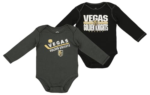 Image of Outerstuff NHL Teams Newborn Baby and Infant Long Sleeve Bodysuit 2-Pack (0m - 18m)