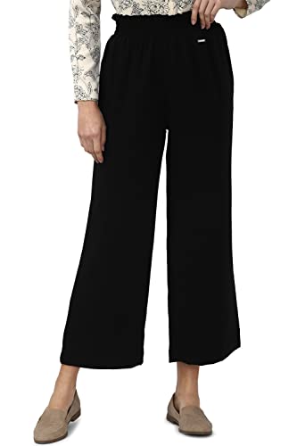 Image of Van Heusen Women's Relaxed Fit High Rise Relaxed Formal Elastic Waist Paperbag Pants