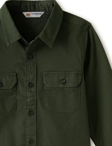 Image of Amazon Brand - Symbol Boys Cotton Double Pocket Full Sleeve Shirt