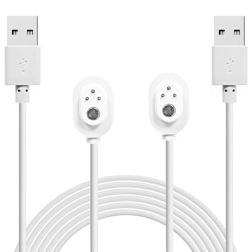 SEEHOM 2 Pack Charging Cord Replacement for Arlo Pro 3 Arlo Pro 4 Arlo Pro 5S 2k Arlo Ultra Arlo Ultra 2 Security Camera USB Magnetic Cable 3M Not Compatible with Arlo Essential Spotlight