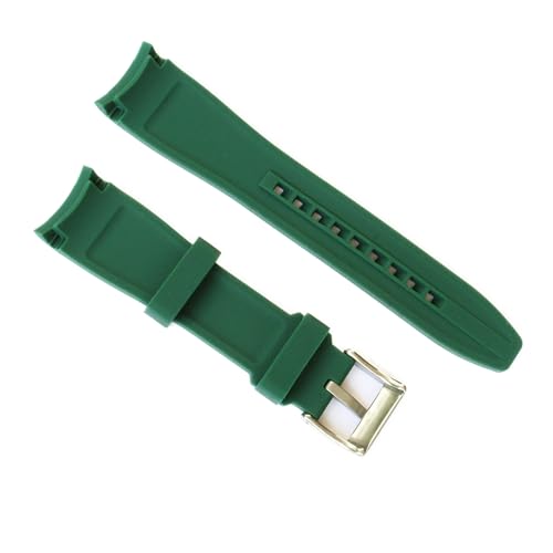 Image of WAMD Curved End Silicone Rubber Watch Straps - 18mm, 19mm, 20mm, 21mm, and 22mm Watch Straps for Watches.