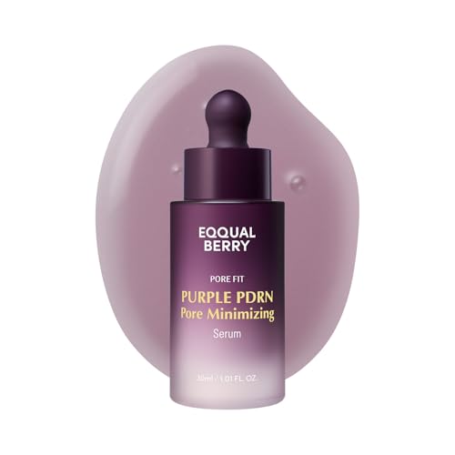 Eqqualberry Purple Pdrn Pore Minimizing Serum – Vegan Collagen & Peptides For Pore Refining & Skin Elasticity | Niacinamide & Cica Exosome For Calming