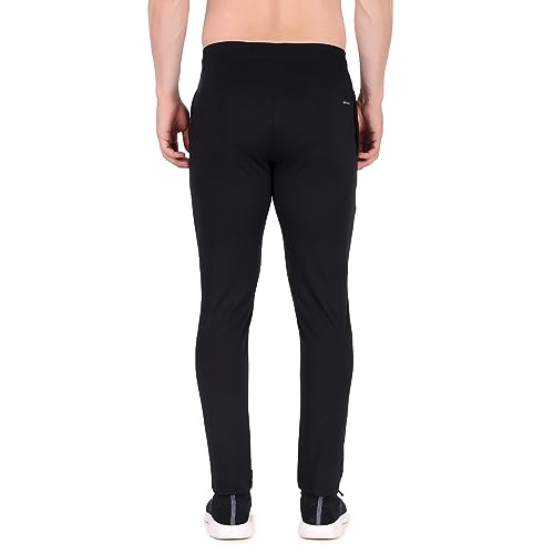 Image of Vector X 4 Way Lycra Mens Track Pant|Boys Polyester Jogger| Gym Workout Slim fit Pants| for Yoga, Running, Sports & Multipurpose Lower for man with 1 Zipper Pocket