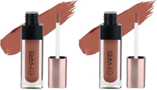 Image of MARS Popstar Non-Drying Liquid Mousse Lipstick for Women with Matte Finish | Lightweight and Non-Sticky Formula | Up to 12 Hour Long Lasting | Transferproof & Waterproof (6.0ml) (21-Pop Off)