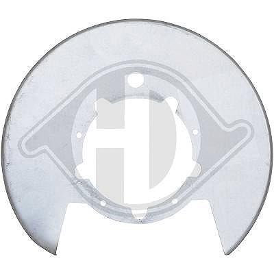 Tôle de pulvérisation Diederichs pour disque de frein auto modèle 9349412