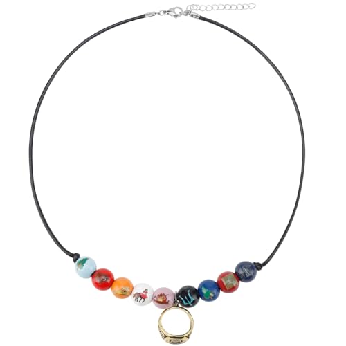 WUSSCFDNH Wooden Bead Necklace Gifts for Woman Men (Color 1)