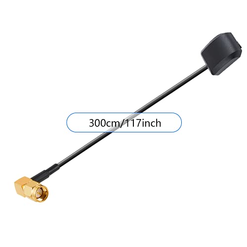 Vecys GPS Antenne 1575 MHz Rechtwinkliger SMA Männlicher mit 3 m Auto GPS SMA Antennenverlängerungs Kabel RG174… - Image 4